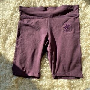 BEVERLY HILLS POLO CLUB WOMEN’S BIKE SHORTS DARK PURPLE Size L NEW NWT